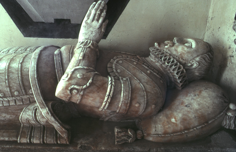Sir Richard Lowther Tomb And Effigy